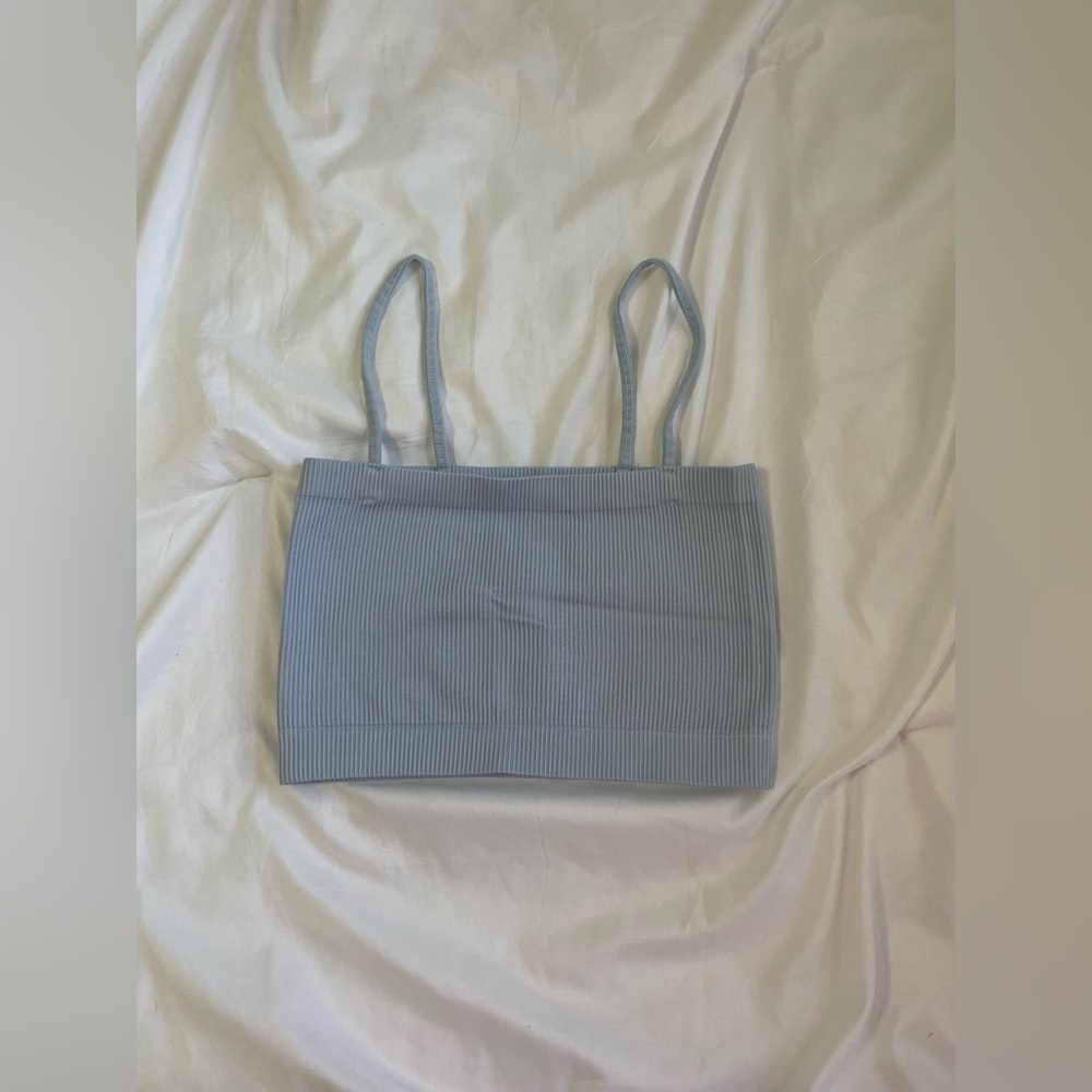 Urban Outfitters Light Blue Stretchy Tank
